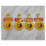 Four Smokey Bear Fire Prevention Pins