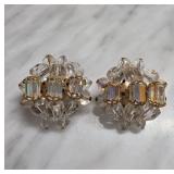 Clip-On Crystal Earrings