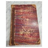 German Book Bound in Marbled Hardcover, 1814