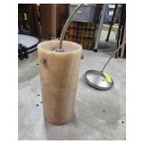 Hanging Pendant Light With Stone-Like Shade