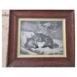 Antique Original Painting on Marble