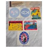 Vintage Travel and Thematic Decals