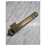 Brass Calligraphy Box w Arabic Letter