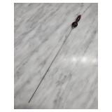 Handmade Glass Hat Pin with Purple Accents