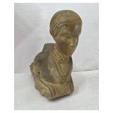 Sculptural Bust Decor Piece in Unknown Material