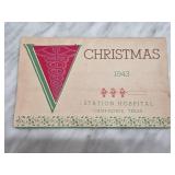 1943 Camp Bowie Station Hospital Christmas Menu