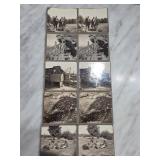 5 Vintage Stereoscopic Cards