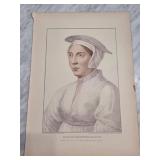 1884 Drawing by Hans Holbein, Engraved by Bartoloz