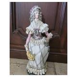 Cordey Porcelain Figurine, 15.5in Tall