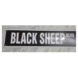 Black Sheep Blvd Sign with Retro Design