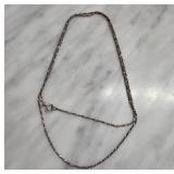 Sterling Silver Twisted Chain Necklace