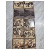5 Vintage Stereograph Cards