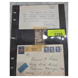 Royalty Ephemera with Signed Note