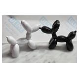 Two Balloon Animal Miniatures Jeff Koons Style