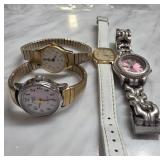 Four Assorted Watches with Replica Tag