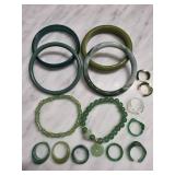 Green Costume Jewelry Accessories