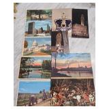 Unused Postcards Featuring Global Scenes