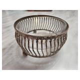 Sterling Silver Bowl with Glass Insert