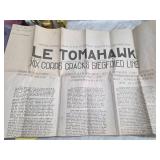 WWII Le Tomahawk XIX Corps Map and Newsletter