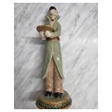 Glazed Ceramic Figure of a Standing Dog