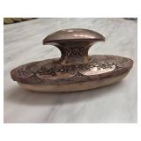 Sterling Silver Nail Buffer with Floral Design