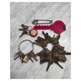 Vintage Metal Keys and Lock