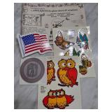 Vintage Window Appliques and Decals