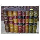 Wooden Book-Shaped Storage Cabinet with 2 Keys