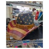 American Flag-Themed Cowboy Hat