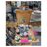 Plastic Sewing Box With Thread Assortment