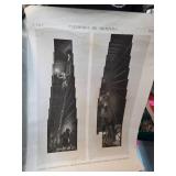 Engraved Illustration of a Pyramid Interior