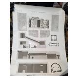 Engraved Plate of Lycopolis Plans and Elevations