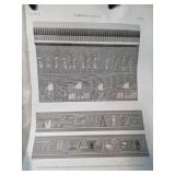 Engraving Plate Depicting Thebes Karnak Reliefs