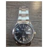 Seiko Solar Watch With Metal Bracelet