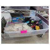 Toys and Wooden Puzzle Pieces