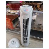 White Tower Fan with Detachable Base