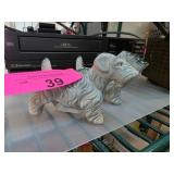 Porcelain Scottie Dog Figurines