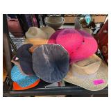 Hats Including Straw and Fabric Styles