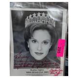 Signed Heather Ogilvie Miss Texas USA 2000 Photo