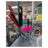 Pyrex Measuring Cup with Kitchen Utensils