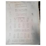 Engraved Plate of Hieroglyphic Inscriptions