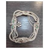 Sterling Silver Anklet, 46.4g