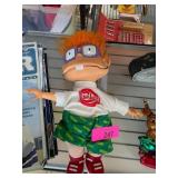 Chuckie Finster Plush Doll in Rugrats Outfit