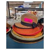 Woven Hats with Mixed Colors