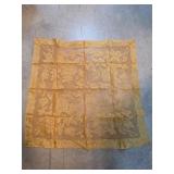 Delicate Sheer Floral Fabric Panel