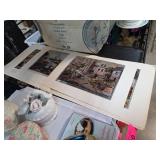 Framed Foil Art Prints Depicting Scenic Views