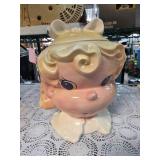 Metlox Pottery Baby Face Cookie Jar