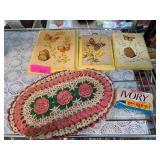 Butterfly Decor and Crochet Doily