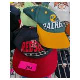 Three Sports-Themed Caps