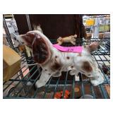 Porcelain Dog Figurine - Spaniel Design